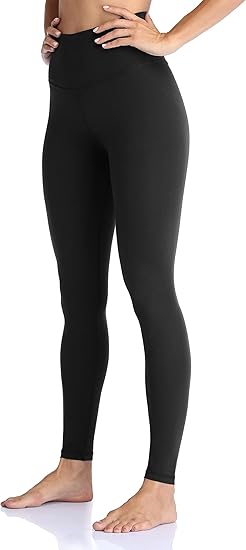 Women's High Waisted Tummy Control Workout Leggings Full Length Ultra Soft Yoga Pants 28"