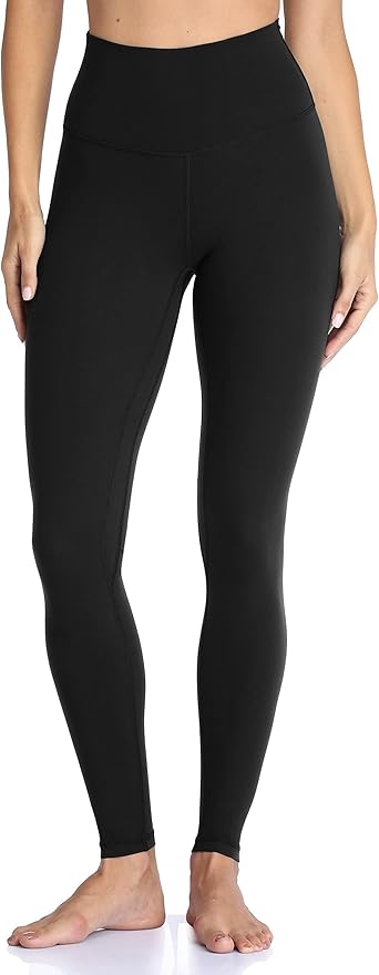 Women's High Waisted Tummy Control Workout Leggings Full Length Ultra Soft Yoga Pants 28"